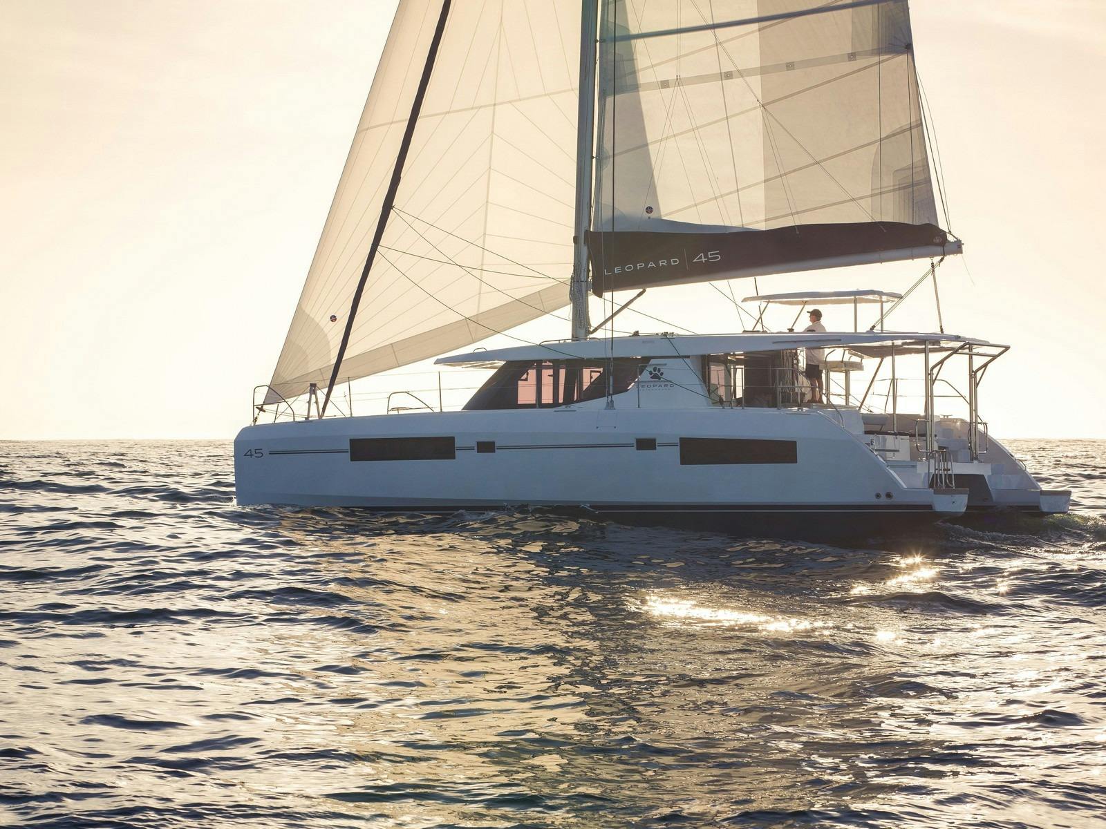 Leopard 45 - under sail
