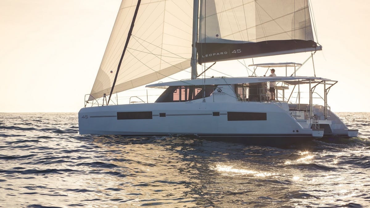 Leopard 45 - under sail