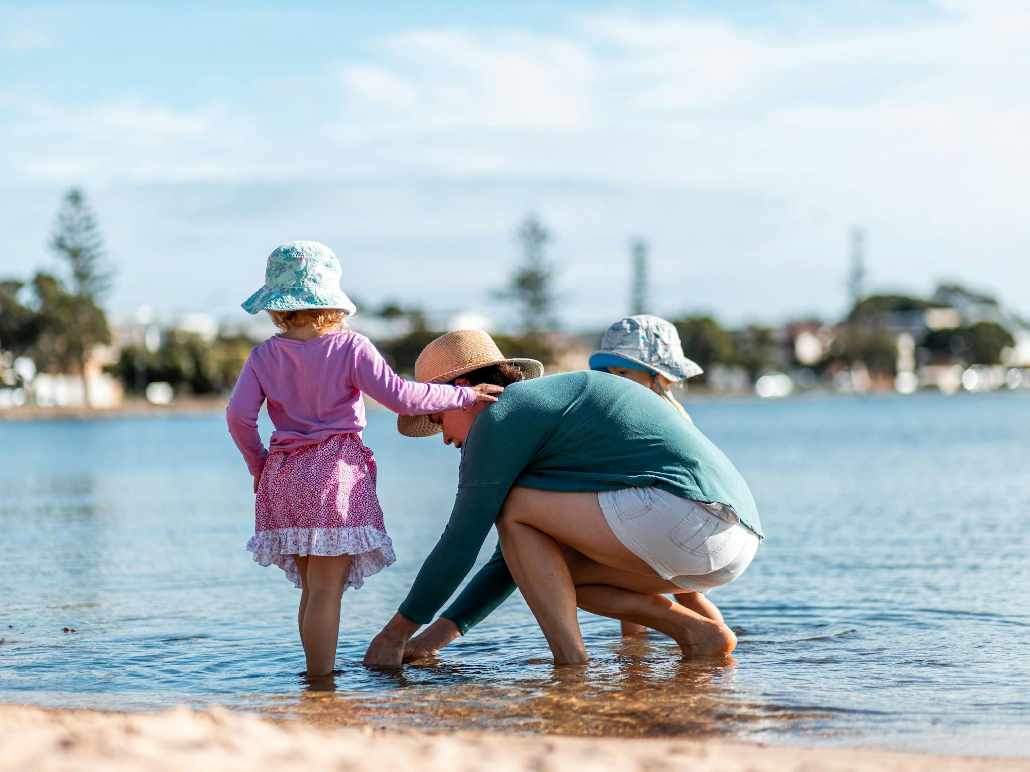 Paddling in Rose Bay Paddling in Rose Bay