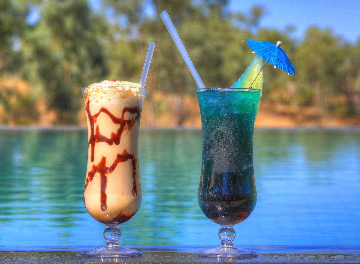 Cocktails by the pool