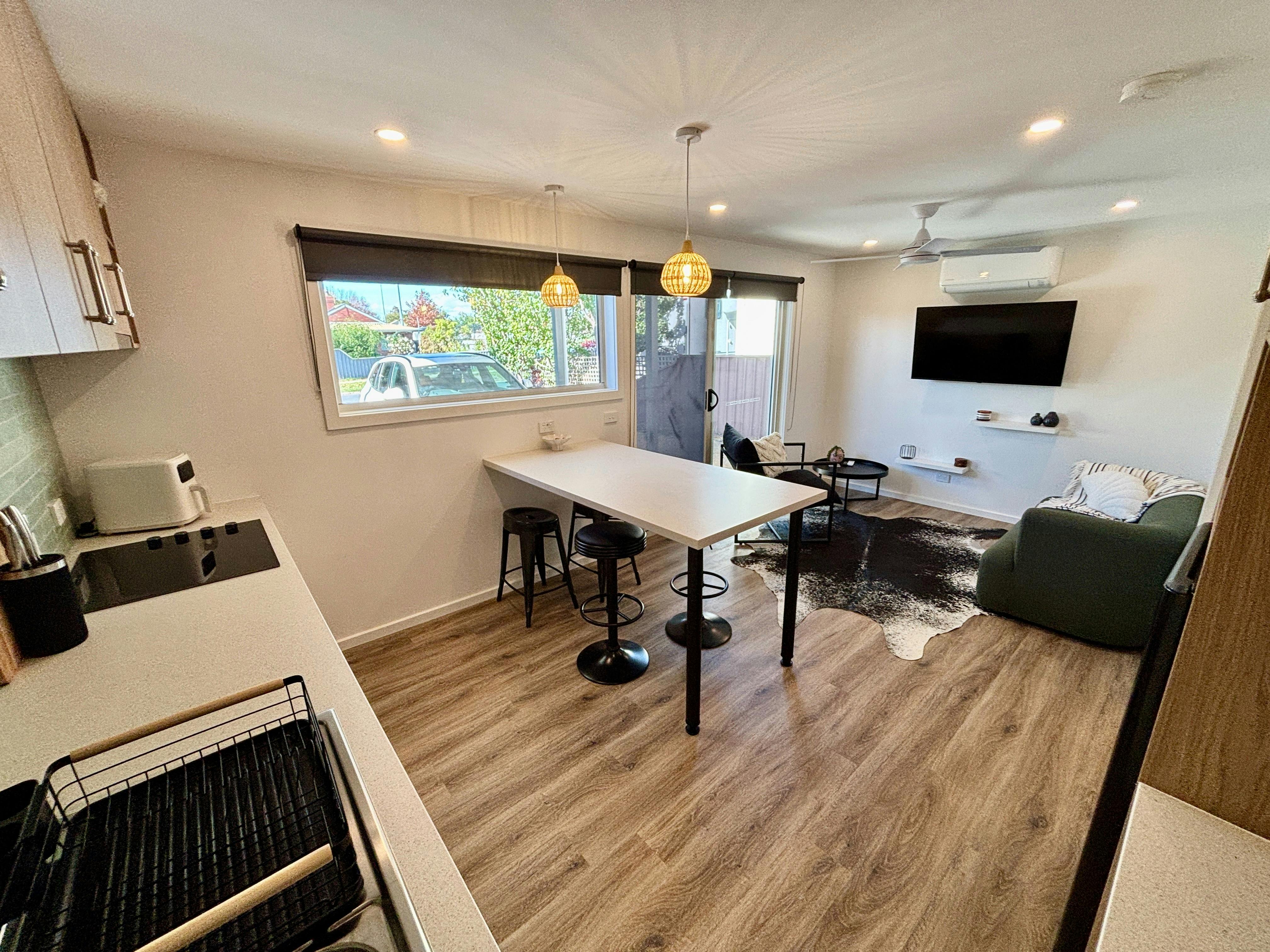 Open plan living with all mod cons