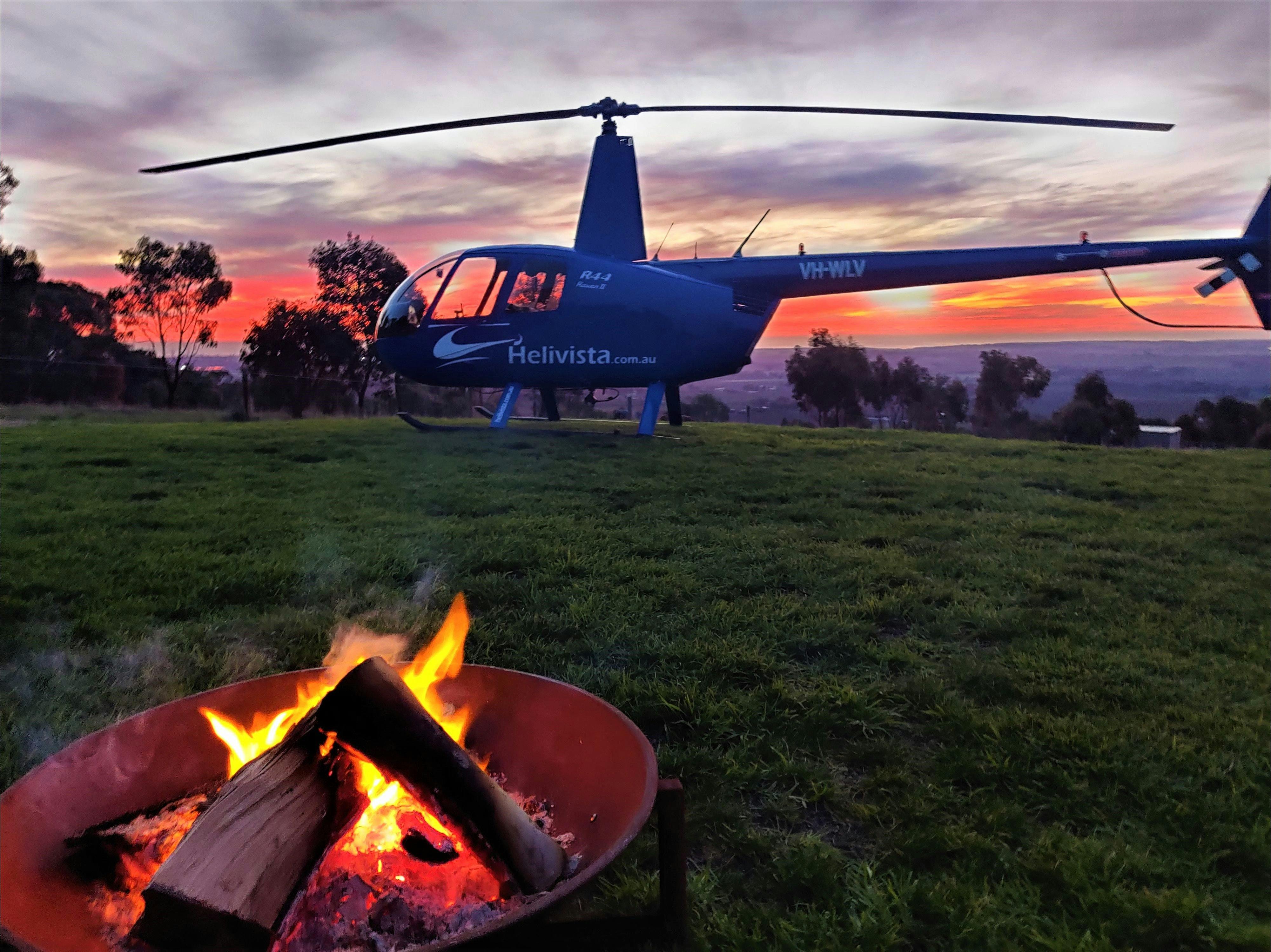 Sunset over McLaren Vale