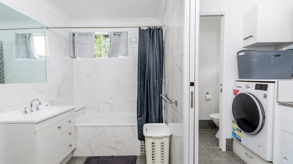 Bathroom area