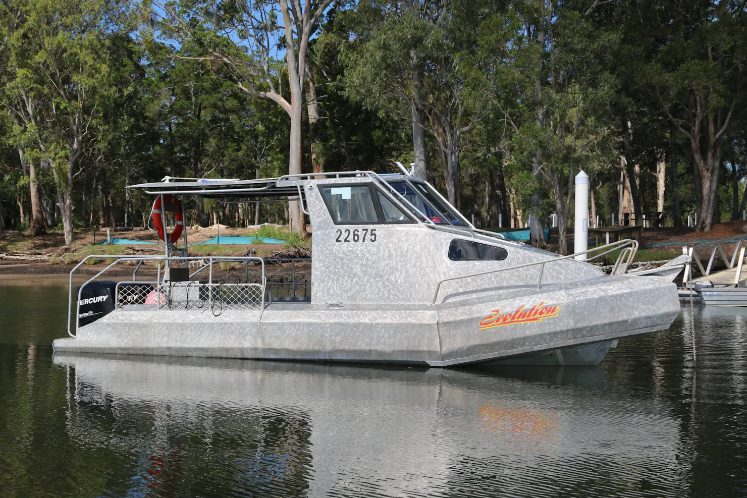 vessel on anchor