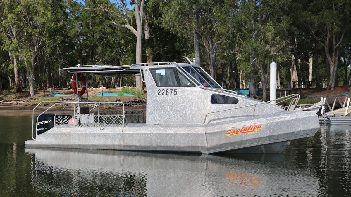 vessel on anchor