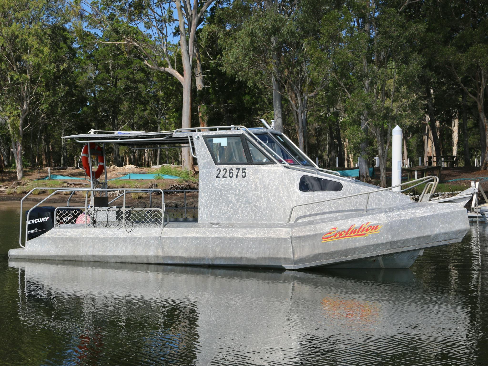 vessel on anchor