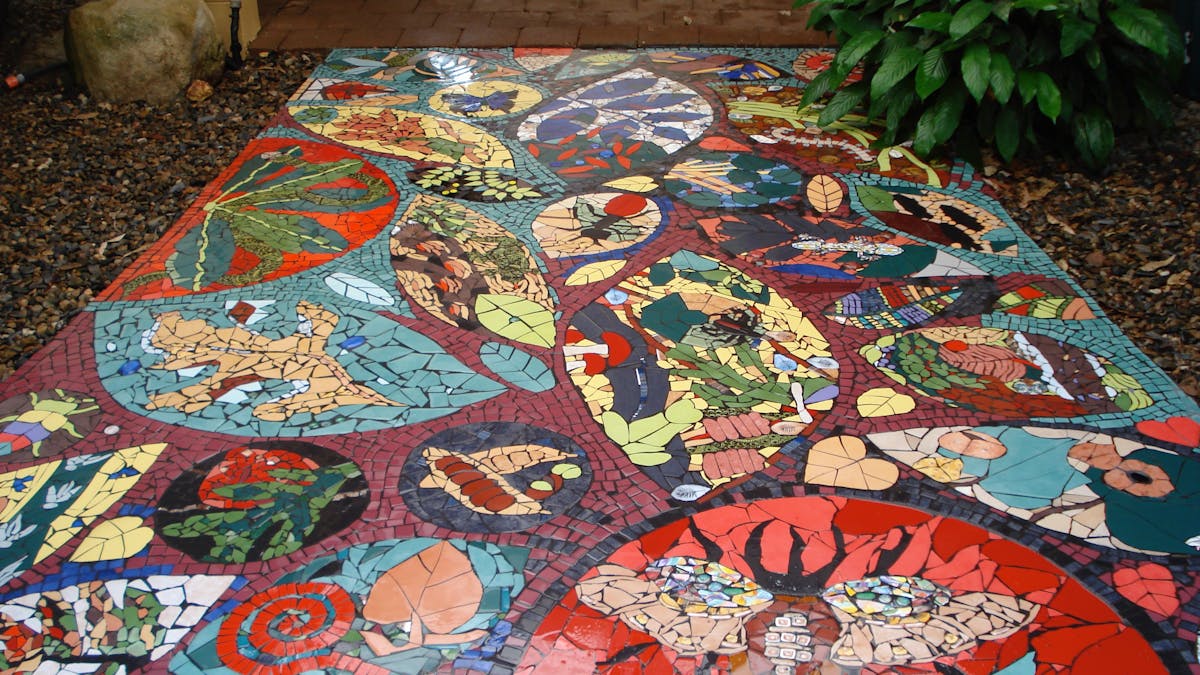 Mosaic floor