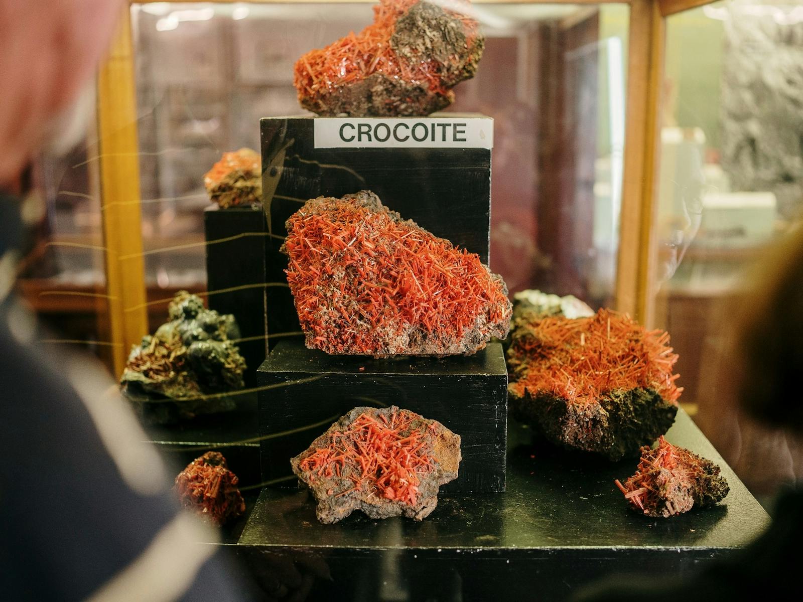 A photograph showcasing a sample of our gorgeous Crocoite