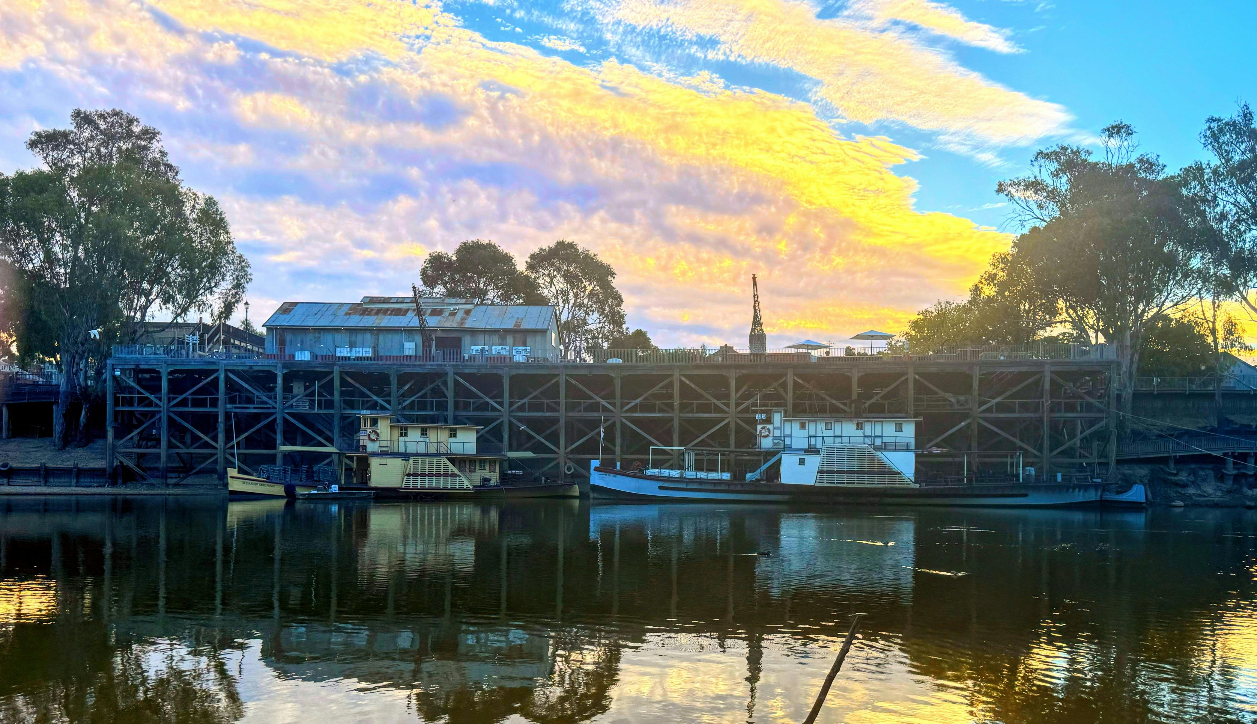 sunset wharf