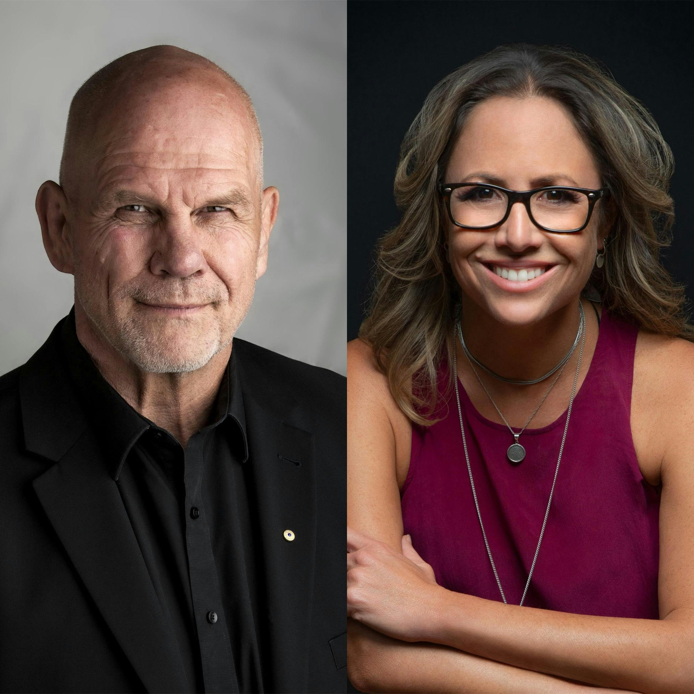 Peter FitzSimons and Professor Clare Wright
