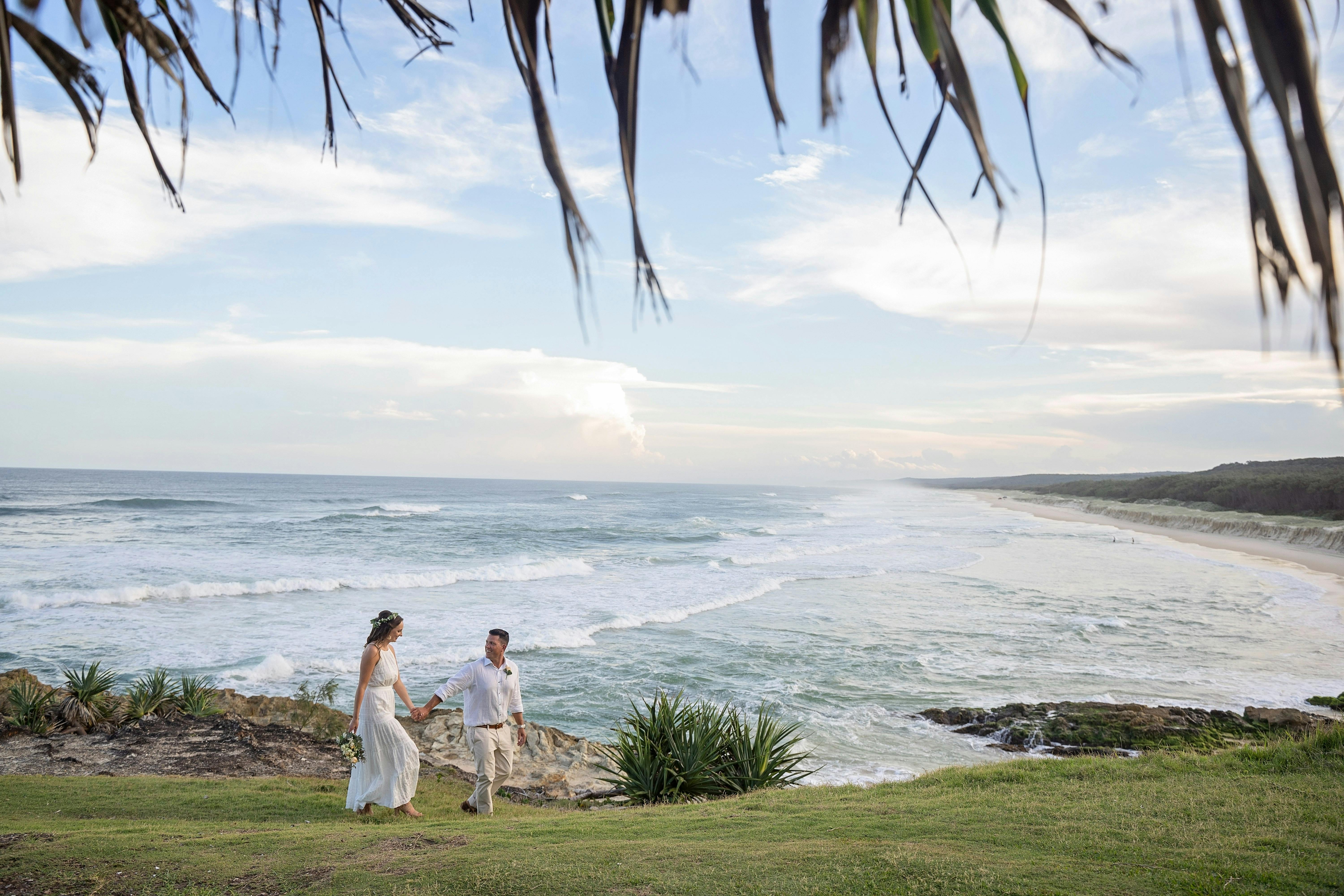 Elope Stradbroke Point Lookout wedding