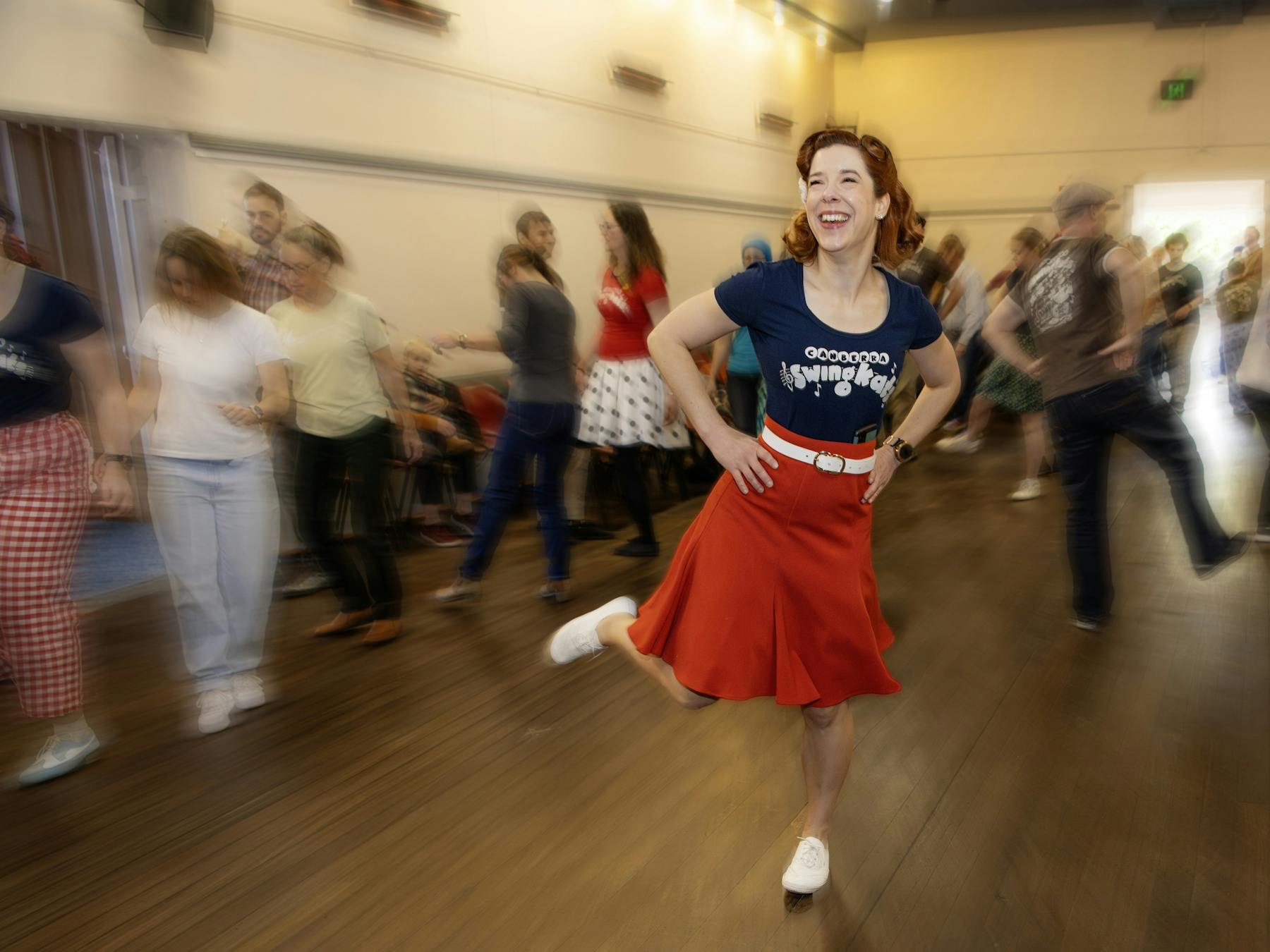 A swing dance workshop run by the Canberra Swing Katz and open to everyone.