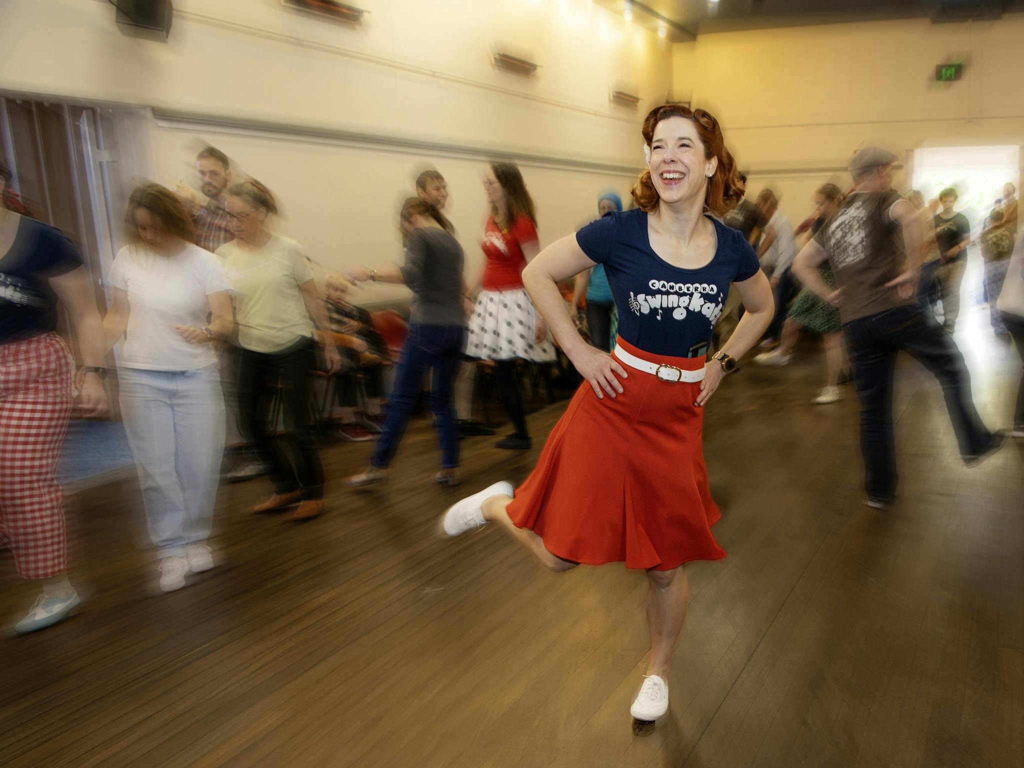 A swing dance workshop run by the Canberra Swing Katz and open to everyone.