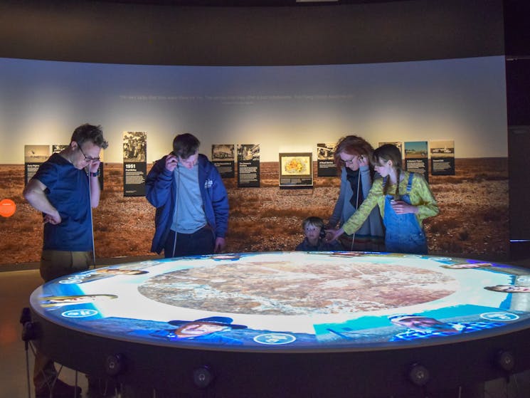 RFDS remote living touch table