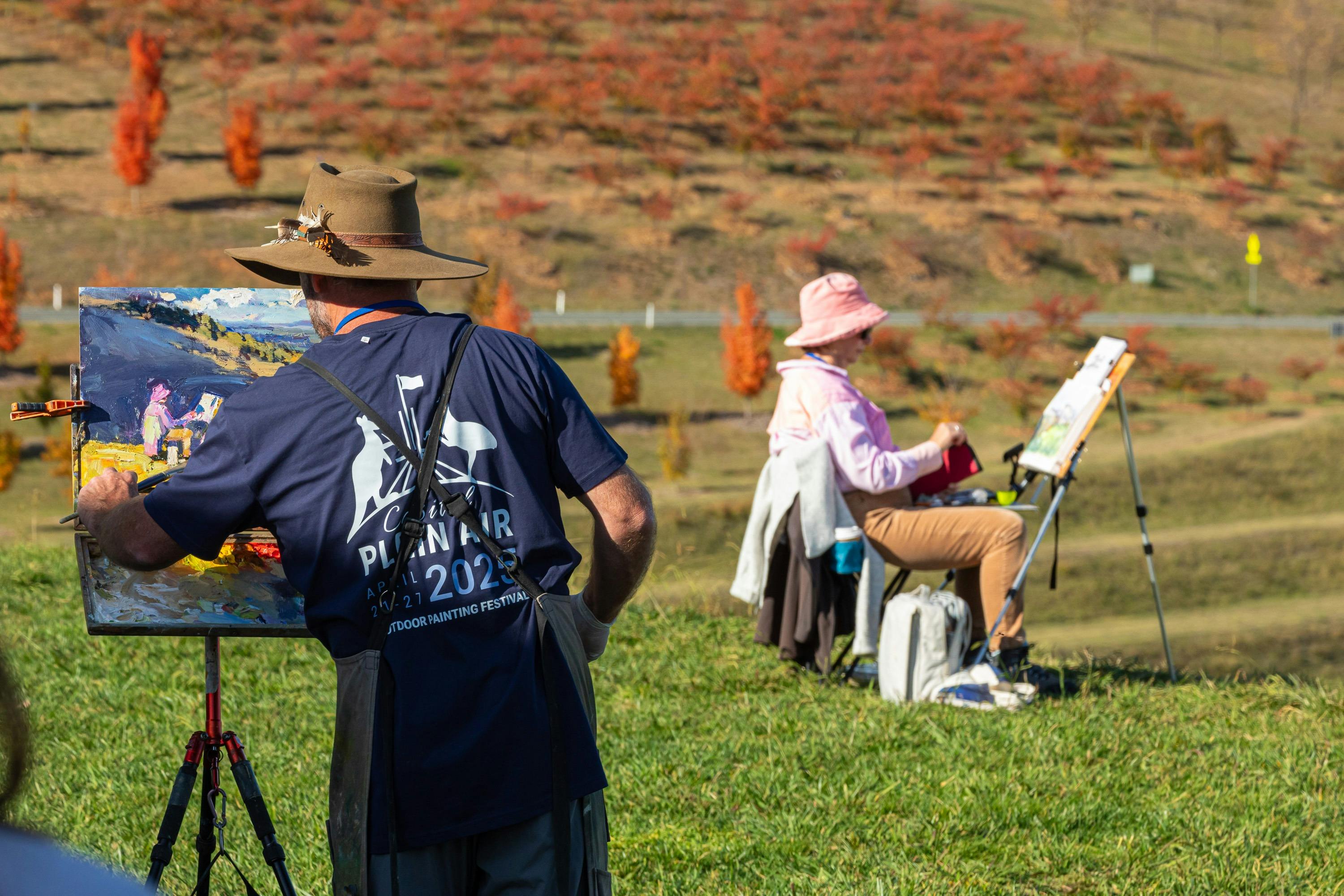 Leon Holmes, International Plein Air Painter - Oil Painting Demonstration