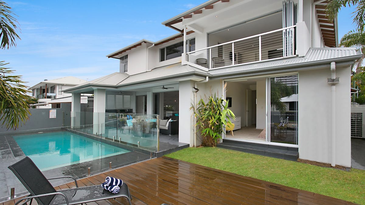 back of property