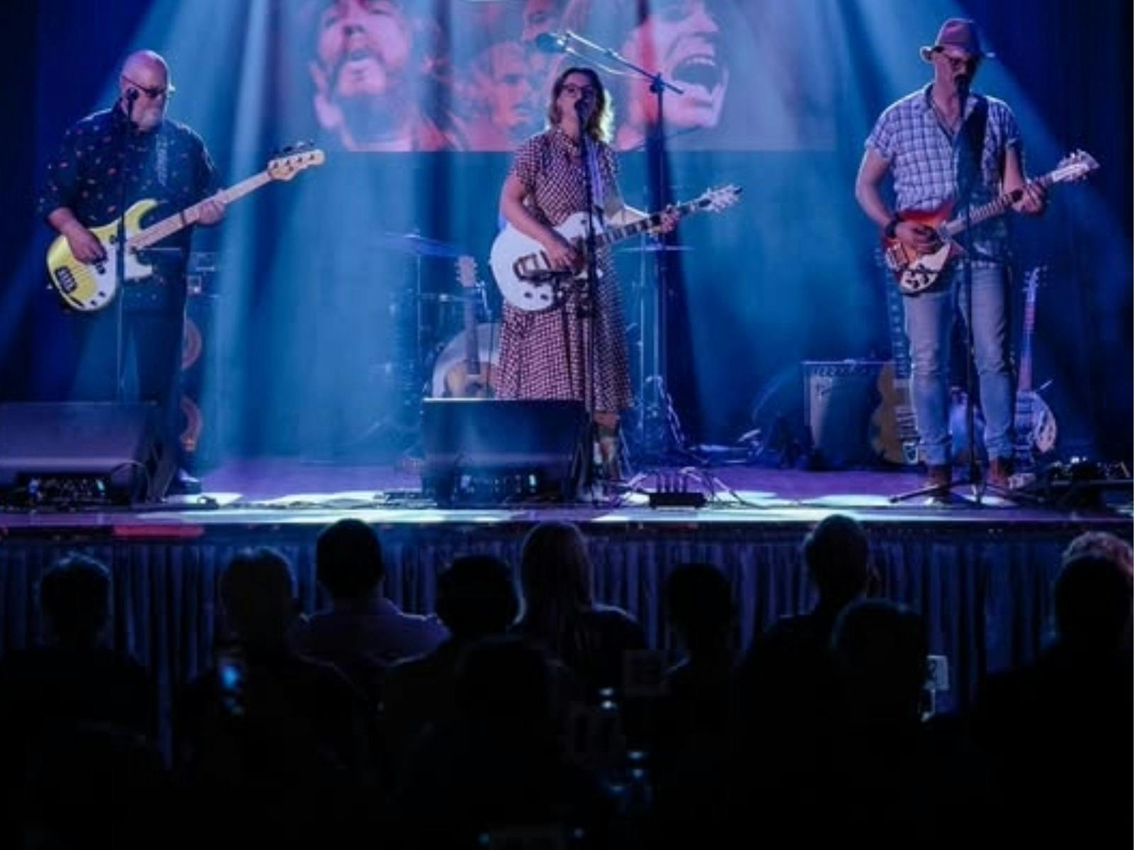 band playing on stage