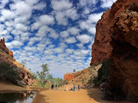 Wide gorge of the Red Centre