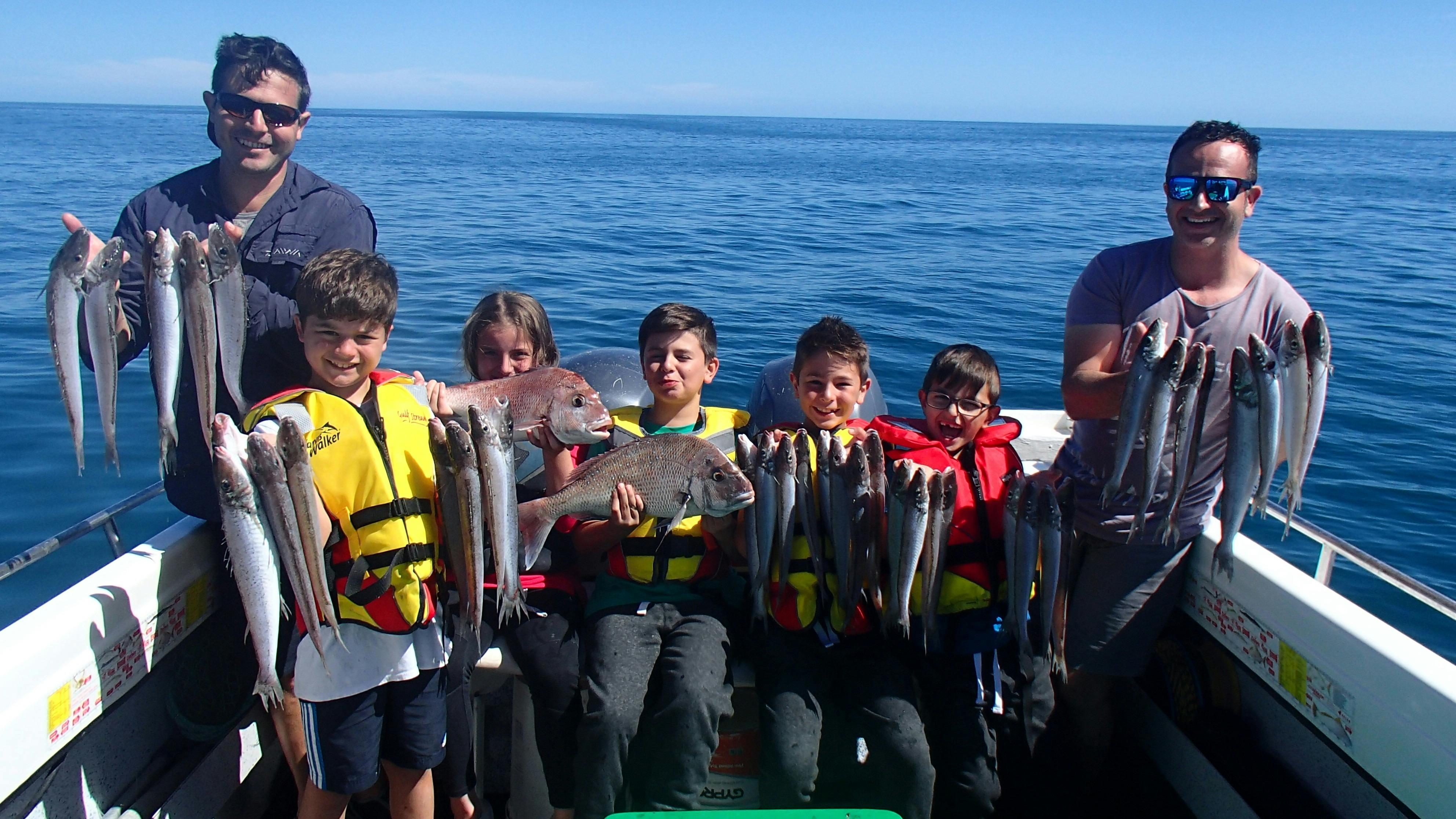 Family day with a nice catch of King George Whiting