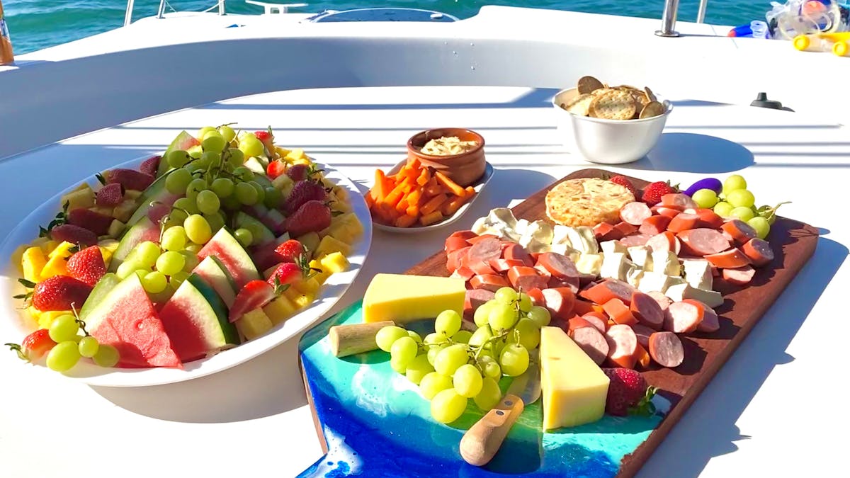 sailing charter afternoon tea