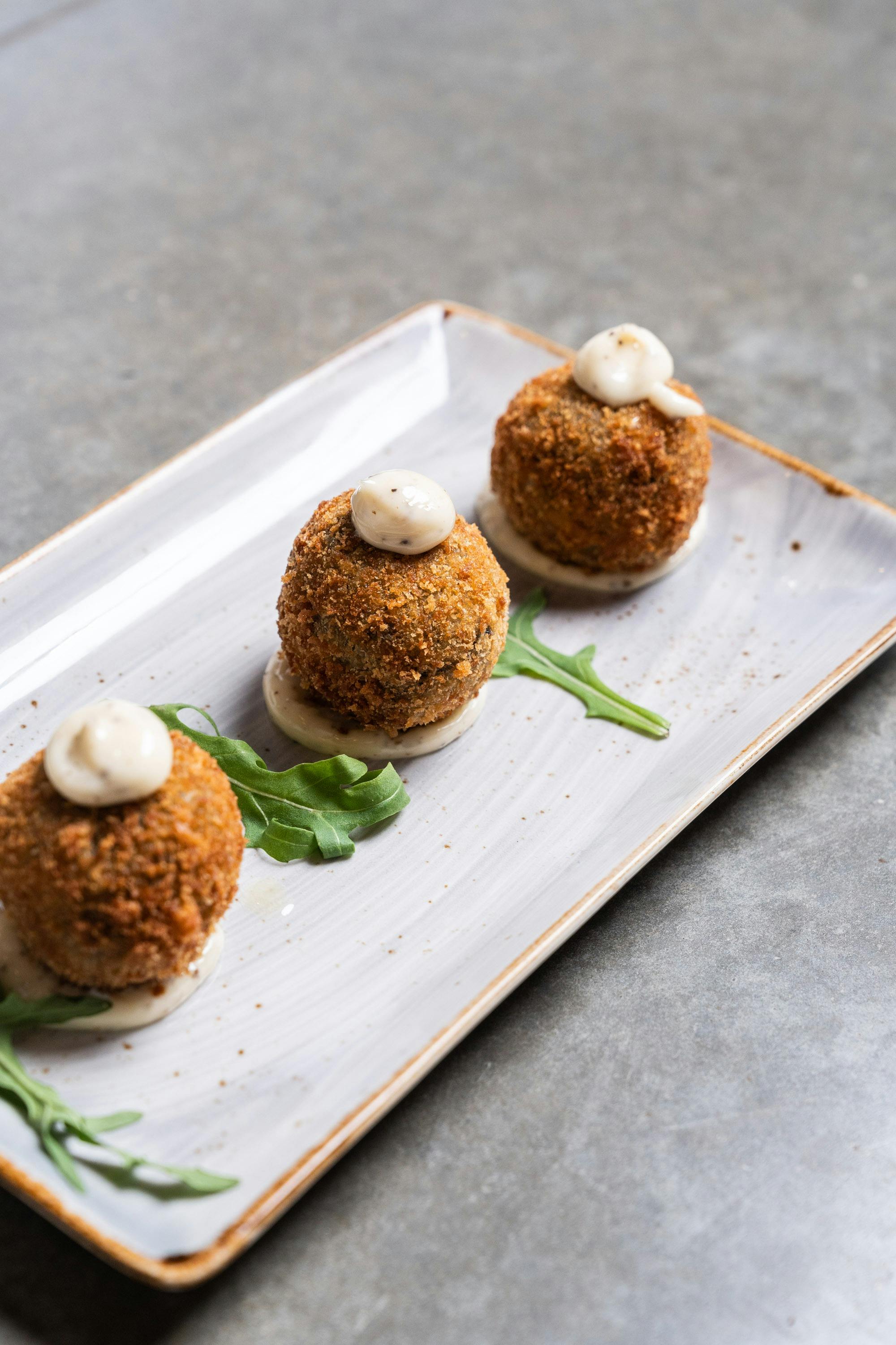 3 Pieces of Mushroom & Truffle Arancini