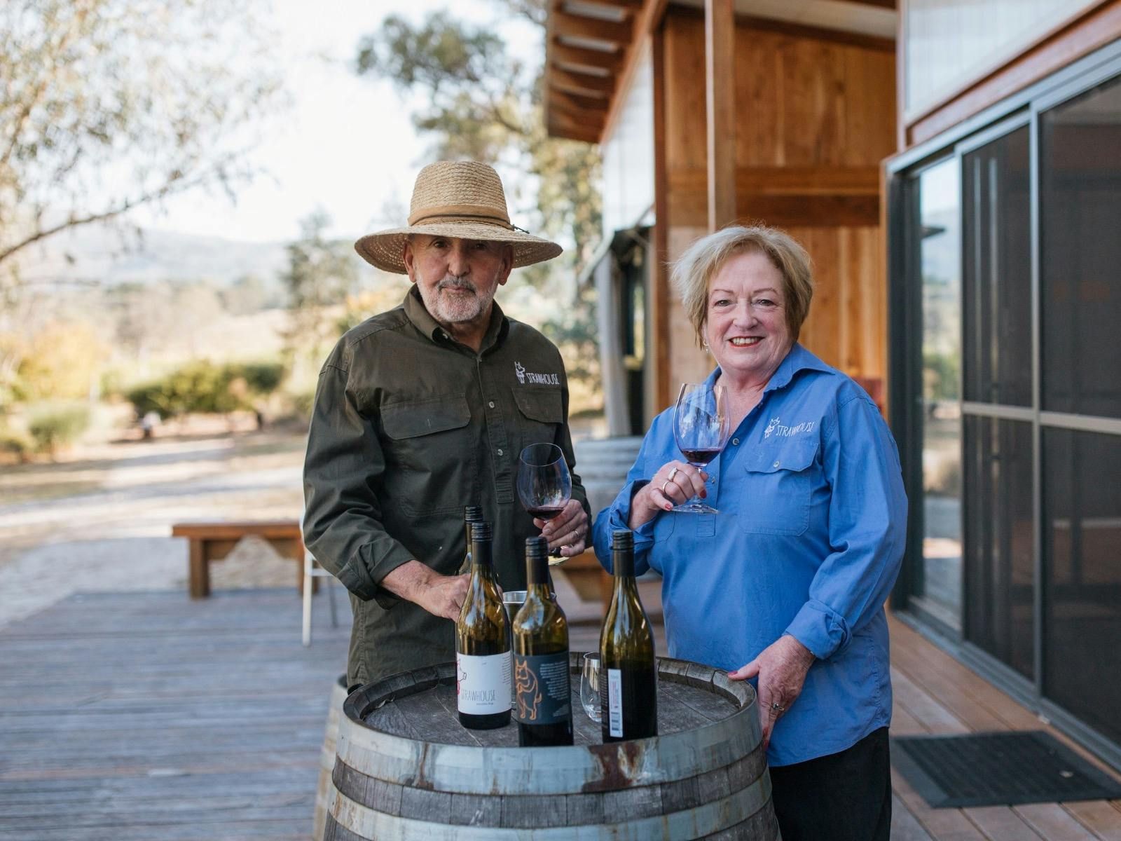 Strawhouse Wine tasting