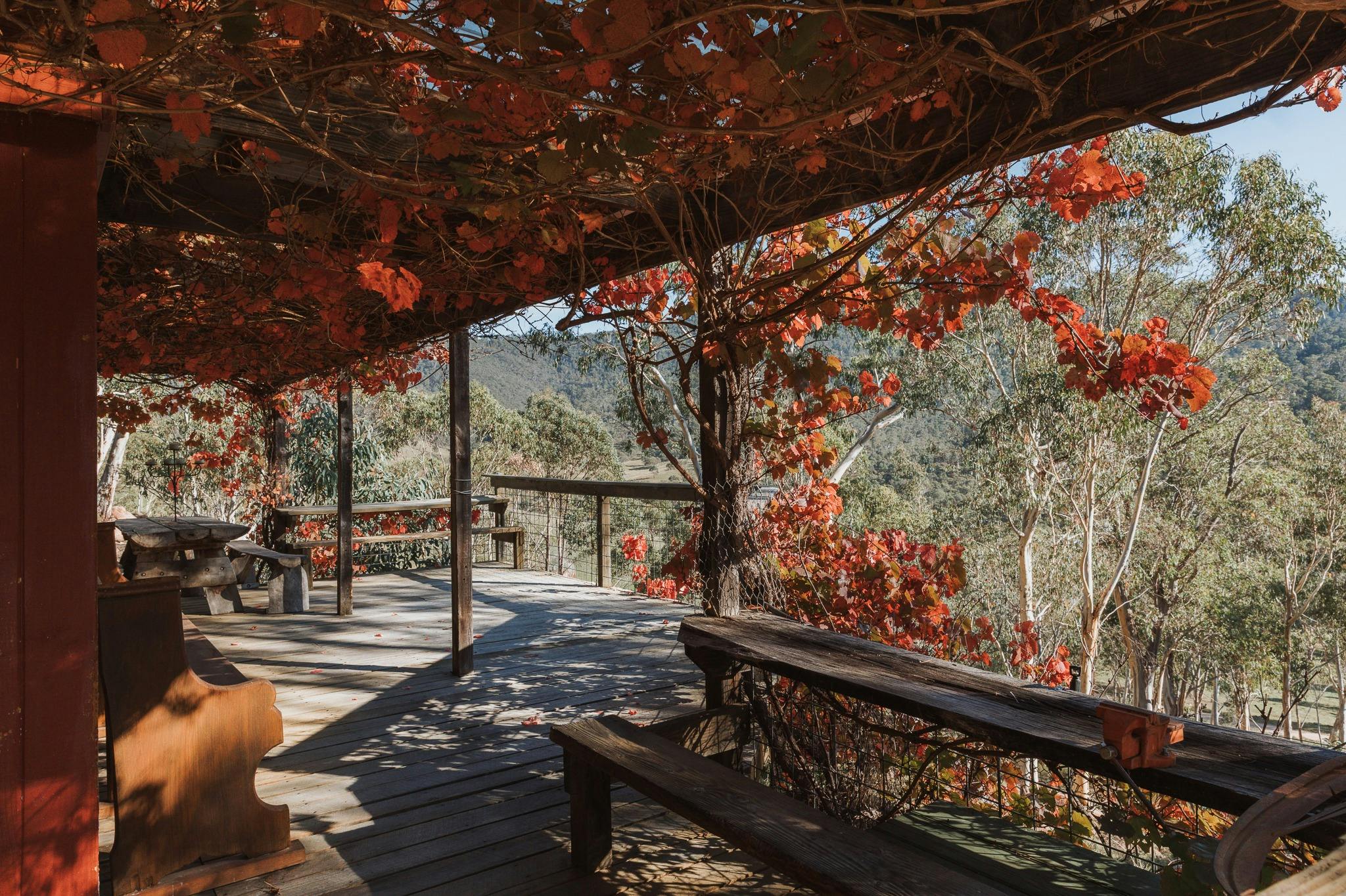 This peaceful outdoor space is perfect for enjoying the breathtaking views, whether you're relaxing