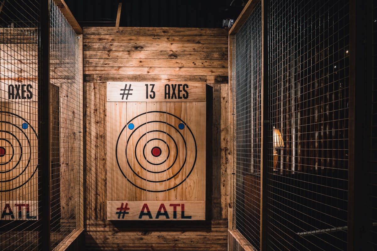 13 axes axe throwing target