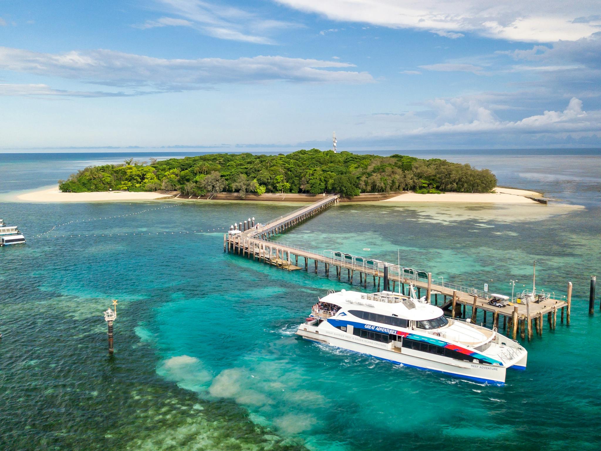 Great Adventures ferry at Green Island Great Adventures ferry at Green Island