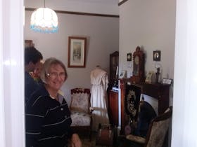 Guests enjoying the collection