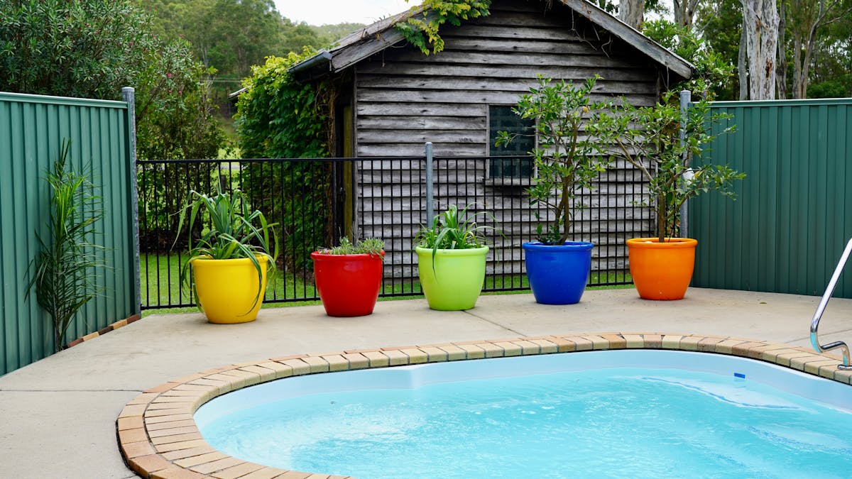Cool off in the pool after a day on the BVRT