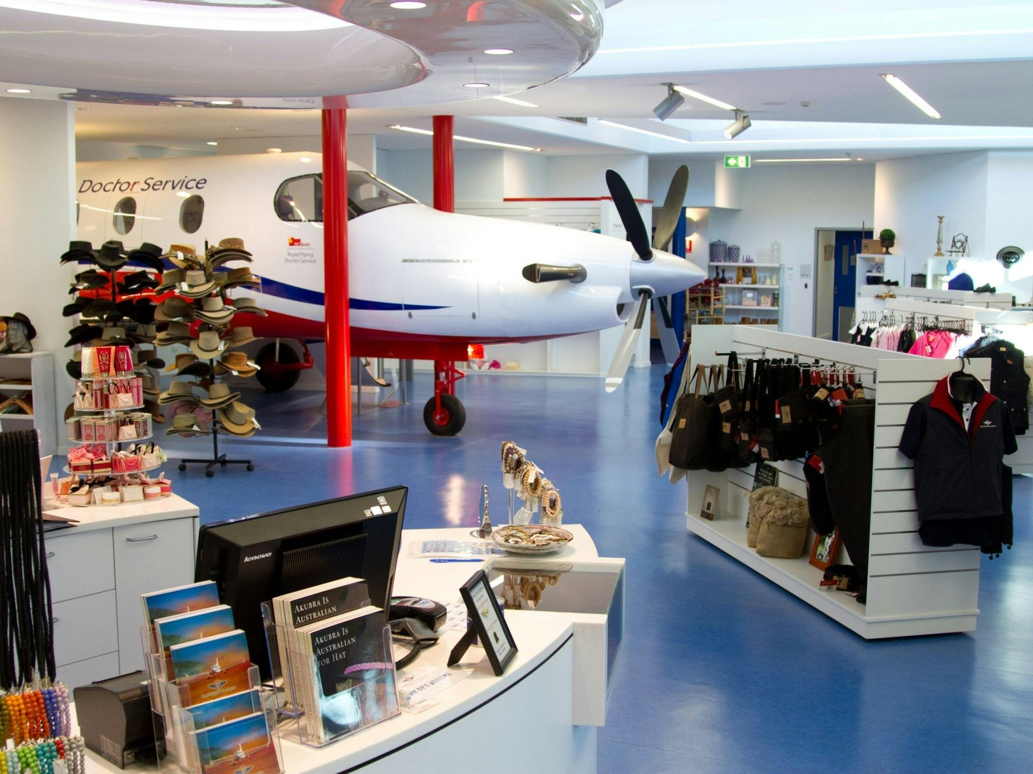 Replica PC12 RFDS aircraft and the DOC Shop