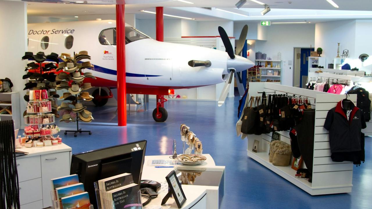 Replica PC12 RFDS aircraft and the DOC Shop
