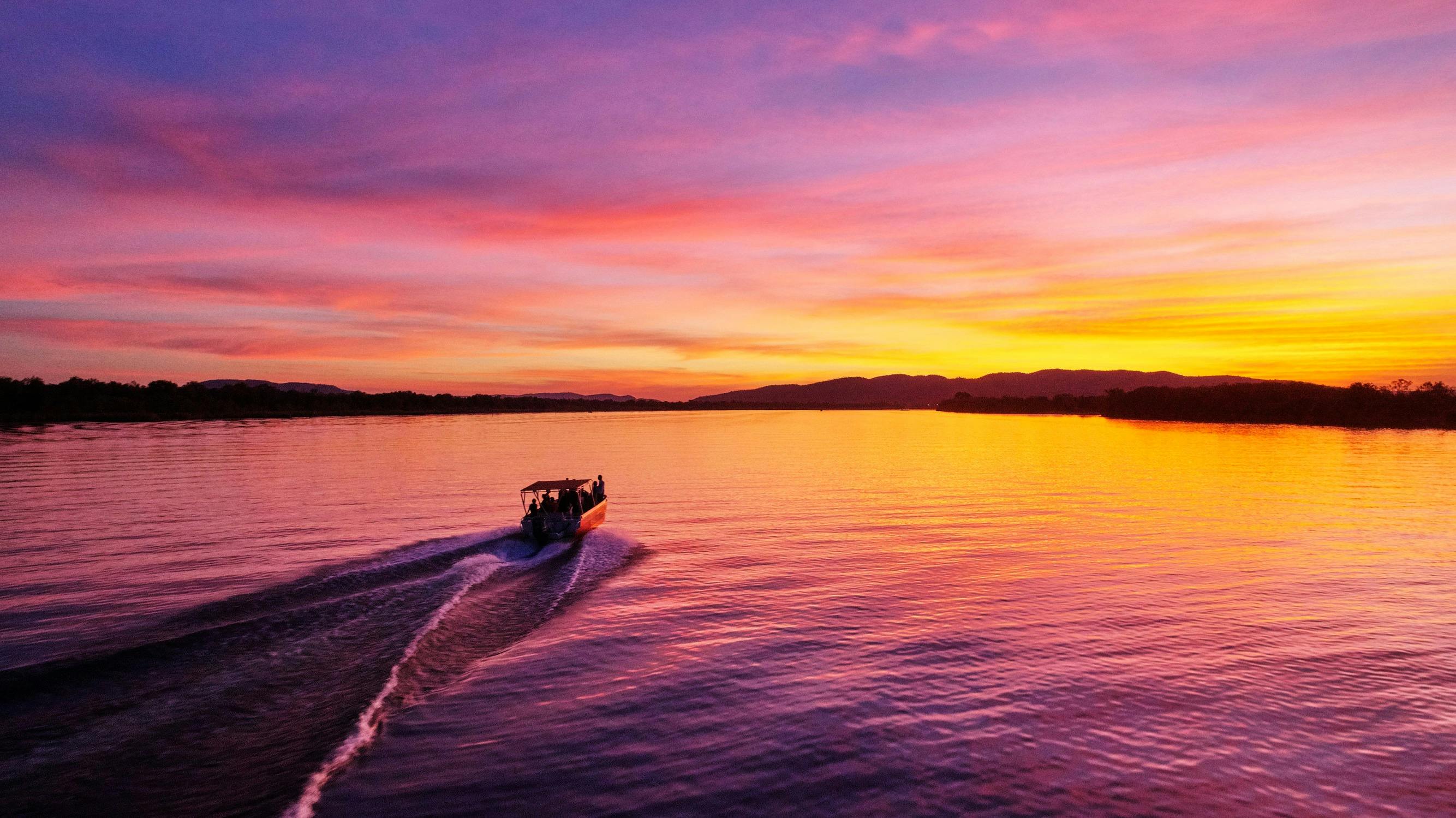 Sunset over Lake Kununurra