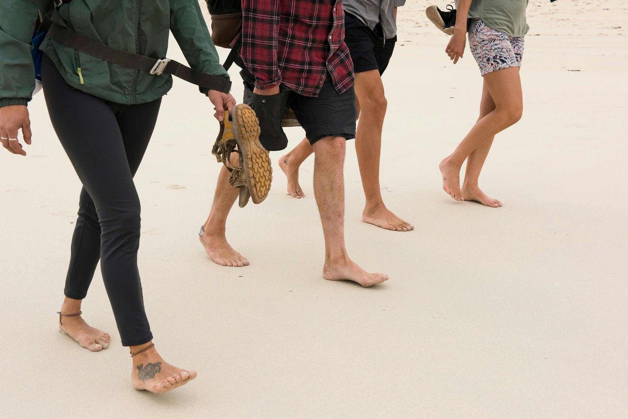 Enjoy bare foot hiking on dreamy white sand beaches.