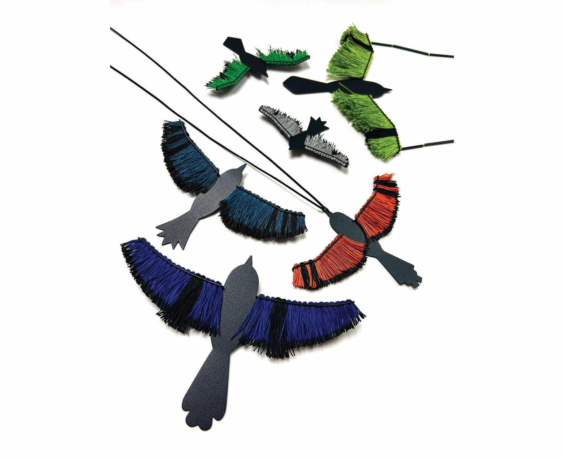 Clarity of Flight series, jewellery by Vicki Mason