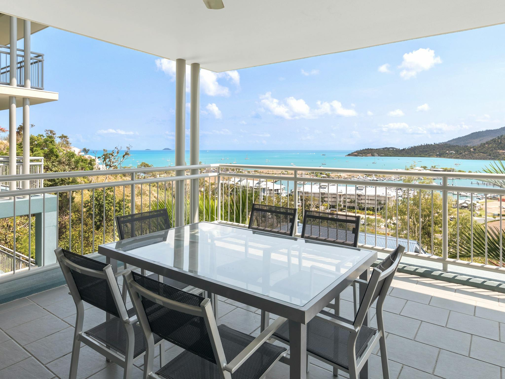 Club Wyndham Airlie Beach three bedroom apartment balcony Club Wyndham Airlie Beach three bedroom apartment balcony