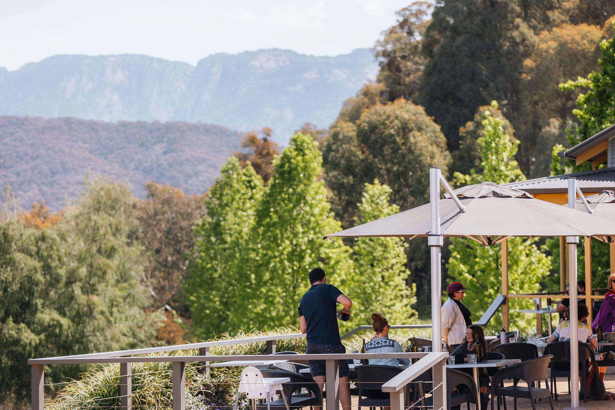 Ringer Reef Winery is at the base of Mt Buffalo and the perfect place for a relaxing afternoon