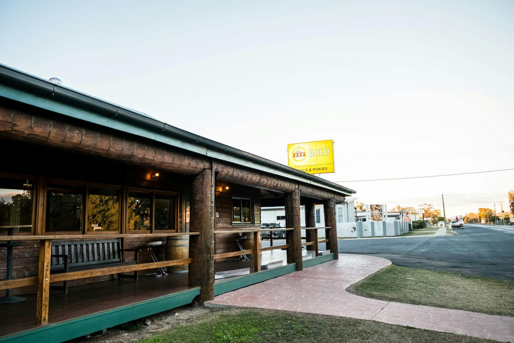 Relax on the outdoor verandah and watch the world go by.
