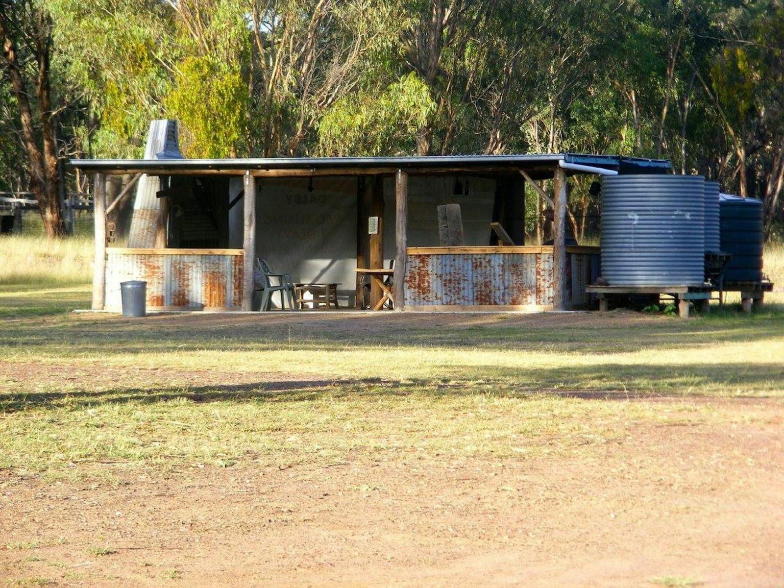 Front of camp kitchen