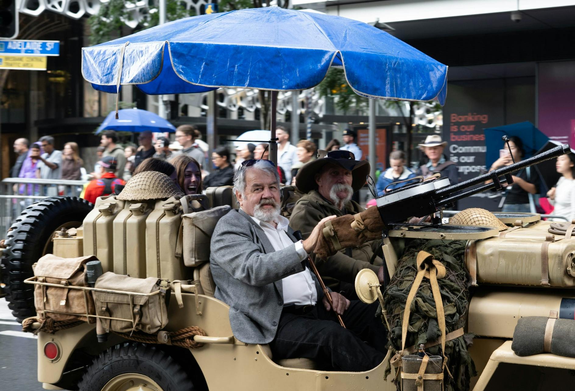 Military jeep Club of Queensland private vehicle