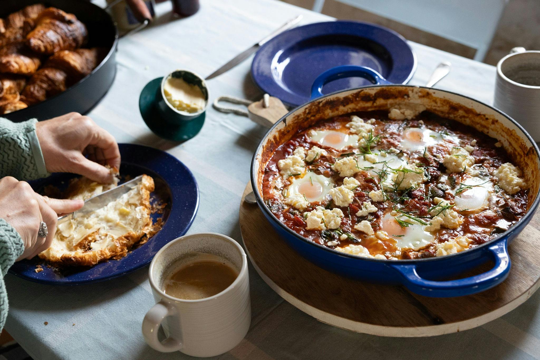Breakfast spread