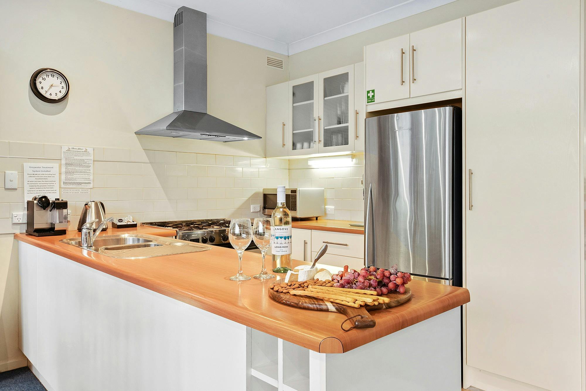 Well equipped kitchen on Moving Waters
