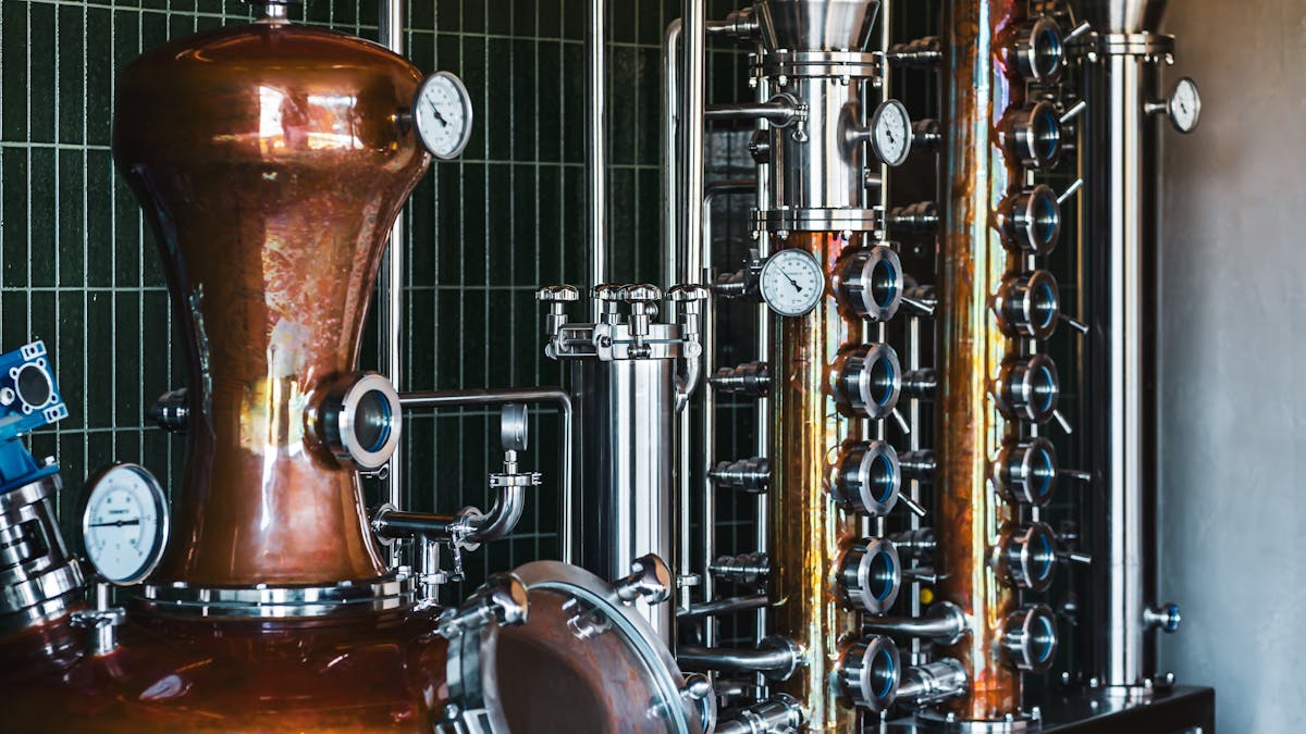 Unique distillation equipment at Elementa Whitsundays