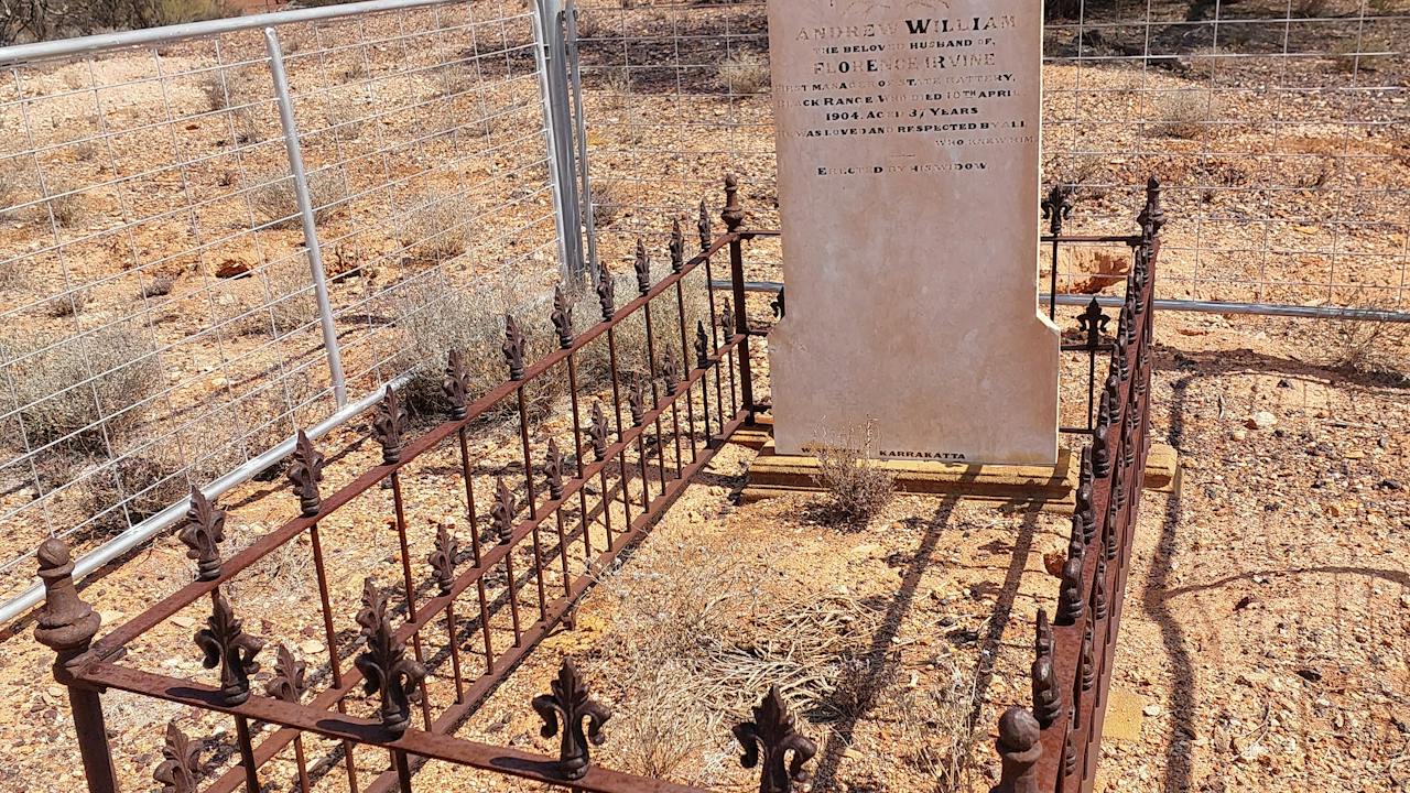grave of A.W. Irvine
