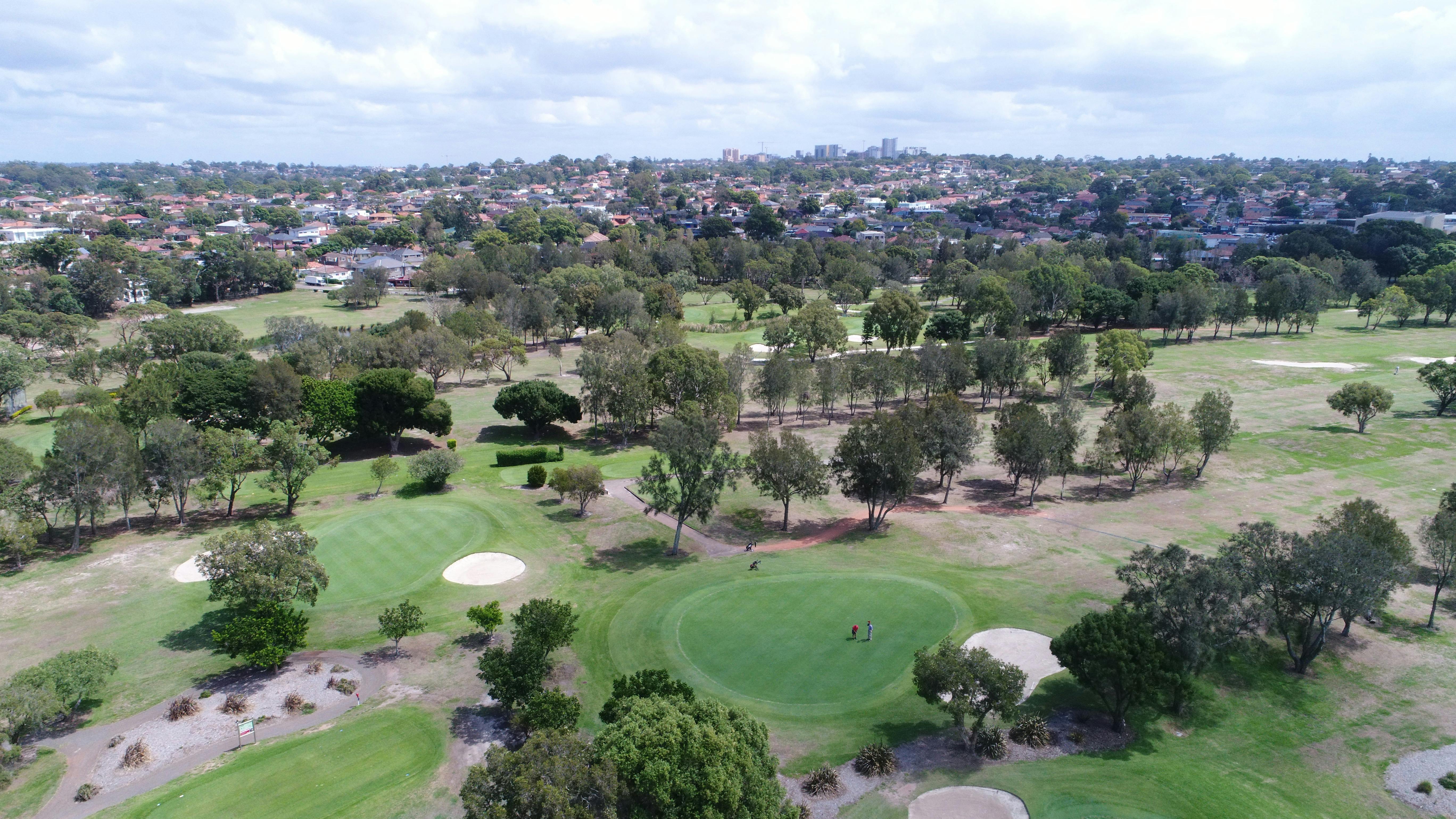 贝弗利公园高尔夫球场眺望赫斯特维尔