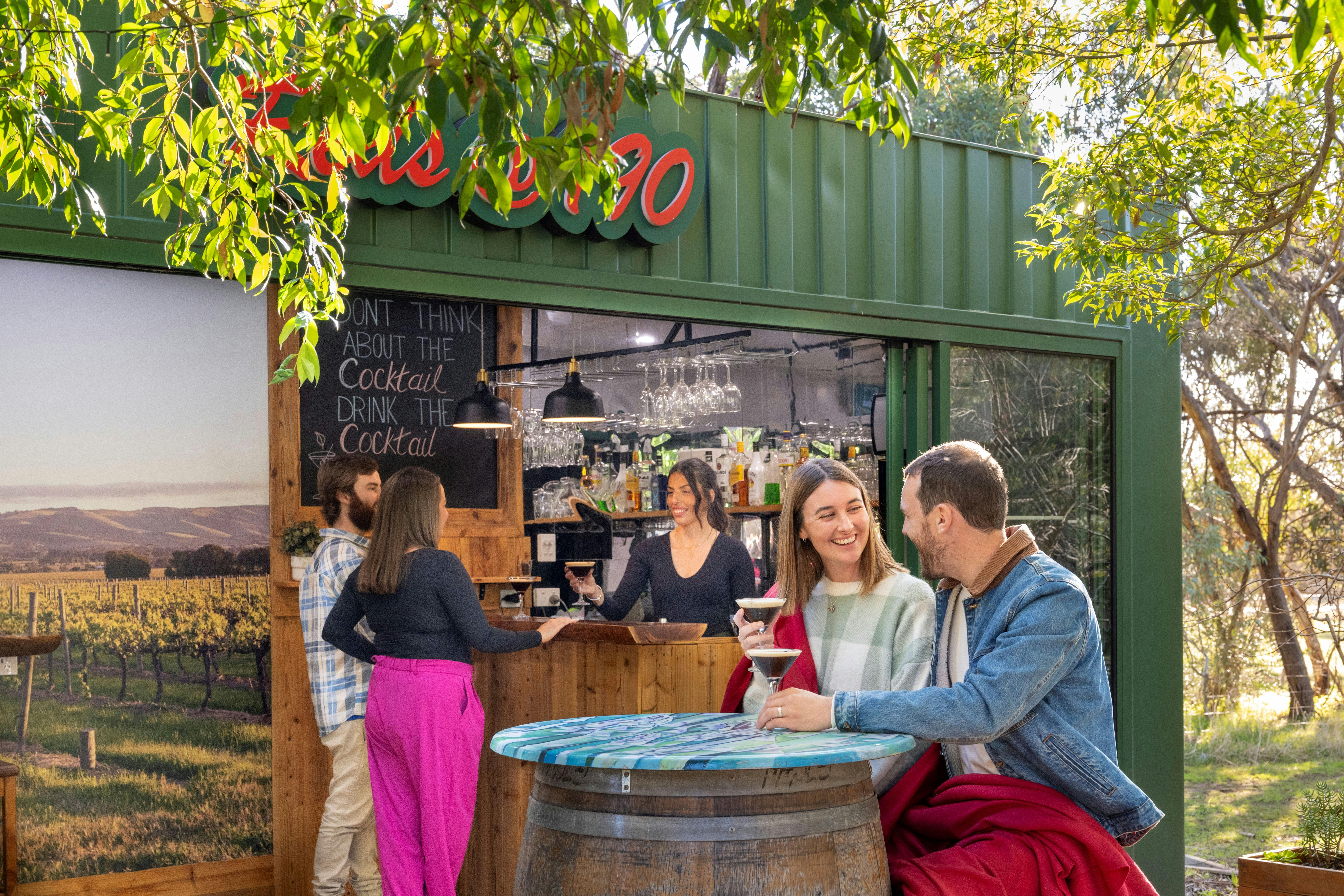 Wine Tasting Red Poles