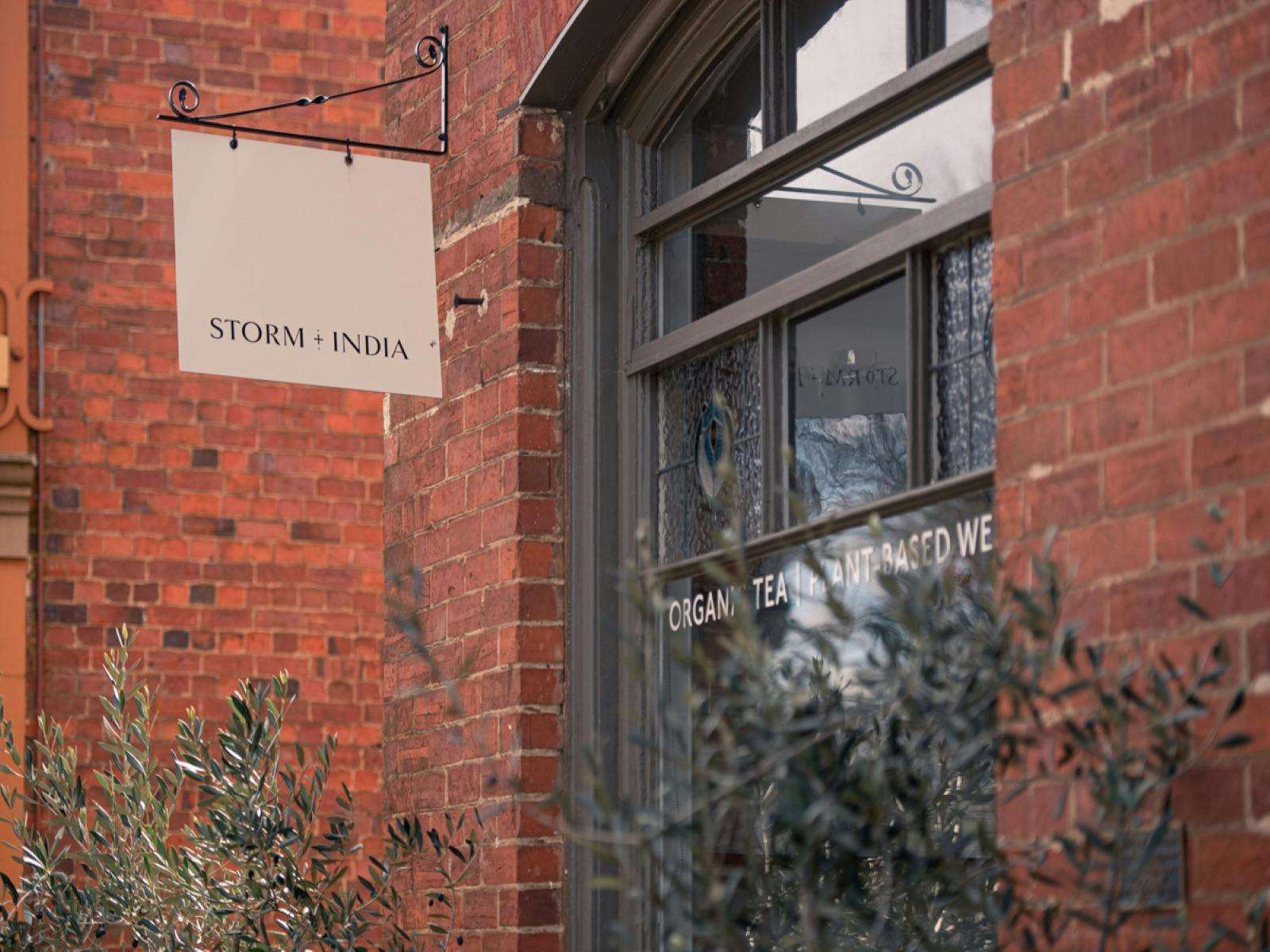Storm and India Tea Shop Exterior