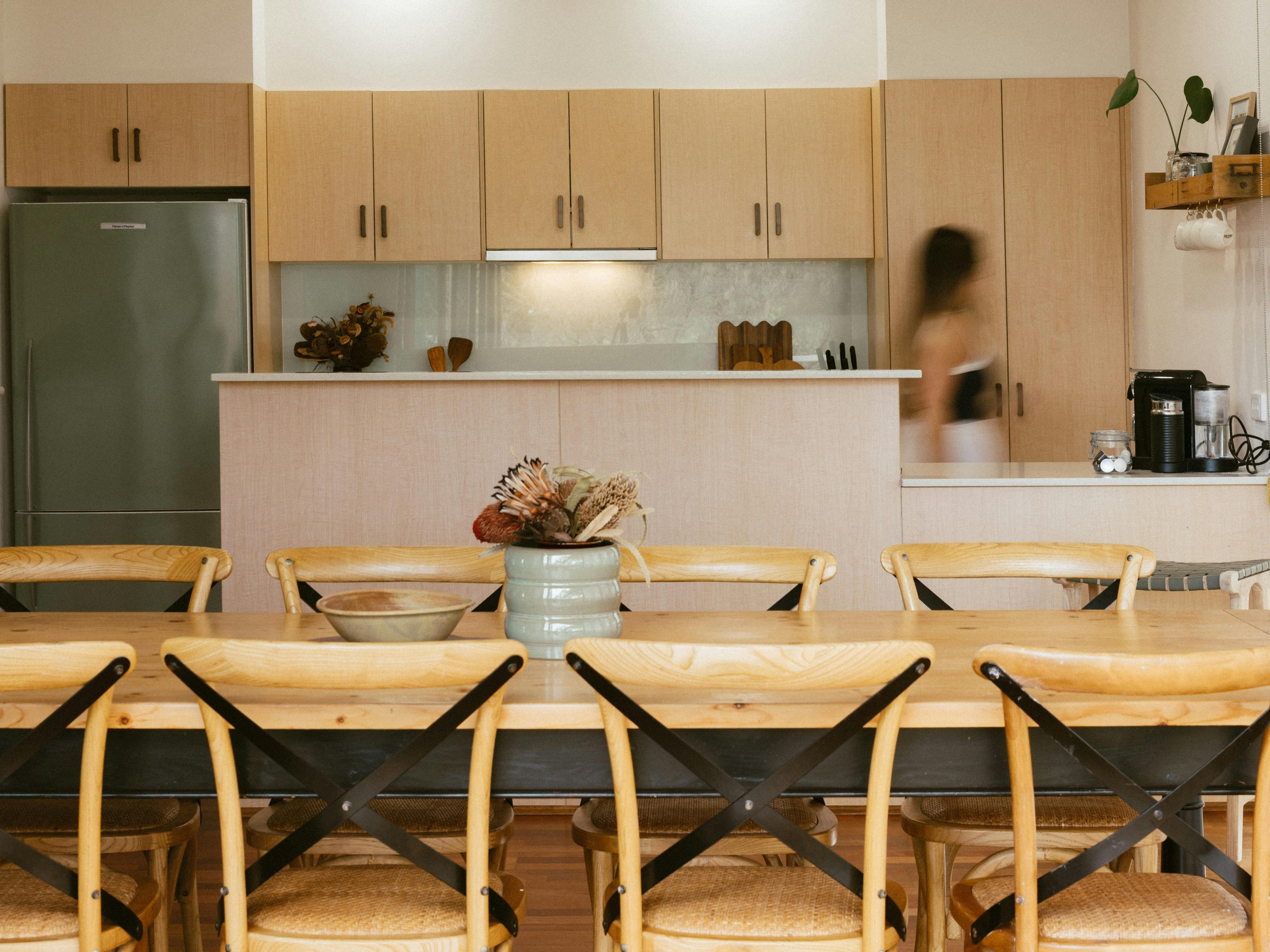 Fully equipped kitchen at Villa 1 by The Shores, perfect for relaxed meals for two