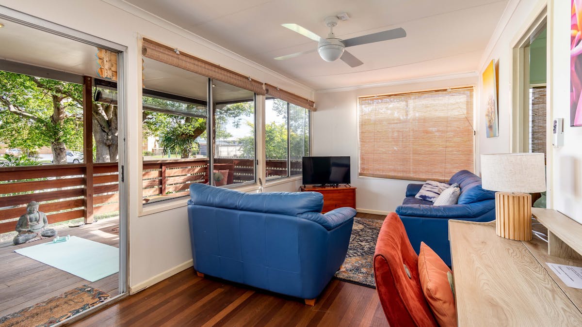 Lounge and balcony
